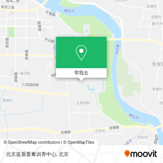 北京蓝盾畜禽训养中心地图