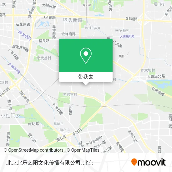 北京北乐艺阳文化传播有限公司地图