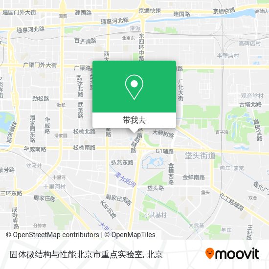 固体微结构与性能北京市重点实验室地图