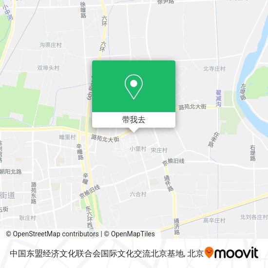 中国东盟经济文化联合会国际文化交流北京基地地图