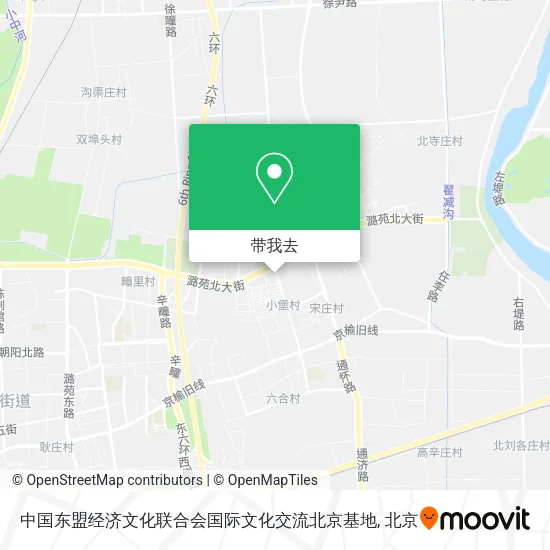 中国东盟经济文化联合会国际文化交流北京基地地图