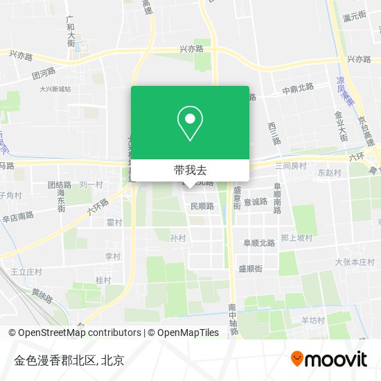 金色漫香郡北区地图