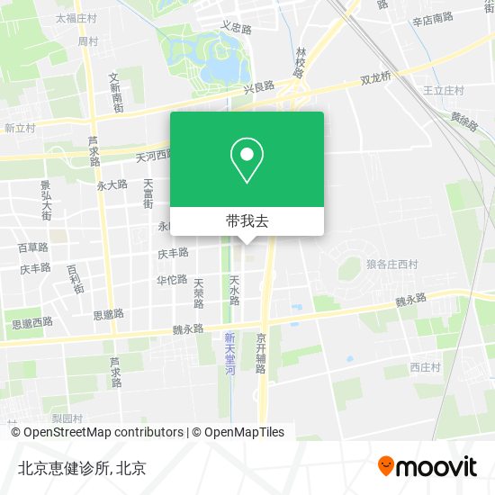 北京恵健诊所地图