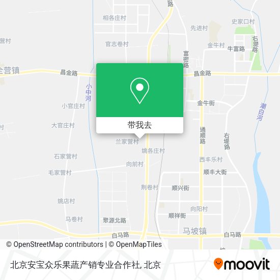 北京安宝众乐果蔬产销专业合作社地图