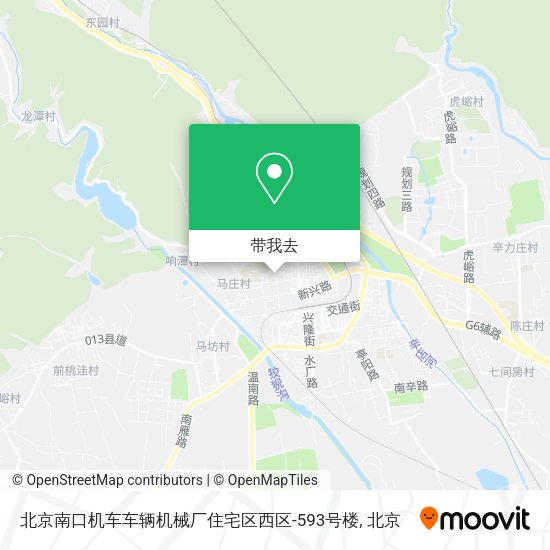 北京南口机车车辆机械厂住宅区西区-593号楼地图