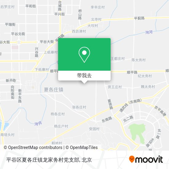 平谷区夏各庄镇龙家务村党支部地图