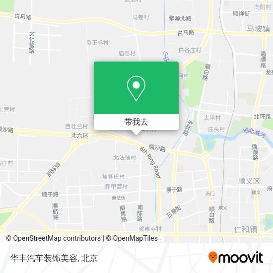 华丰汽车装饰美容地图