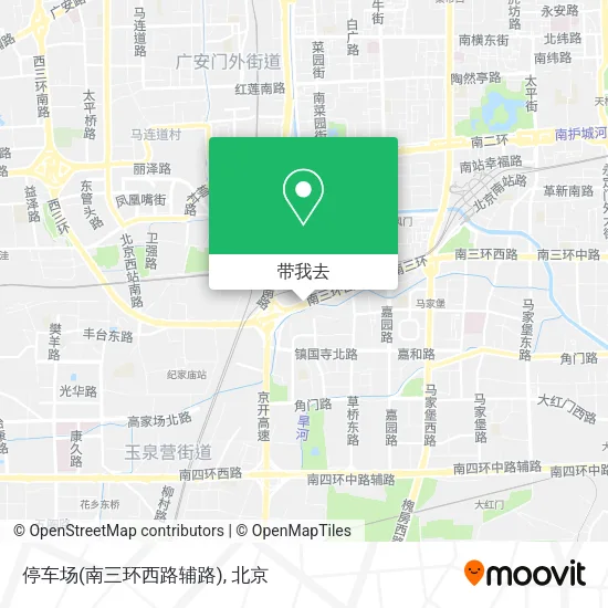 停车场(南三环西路辅路)地图