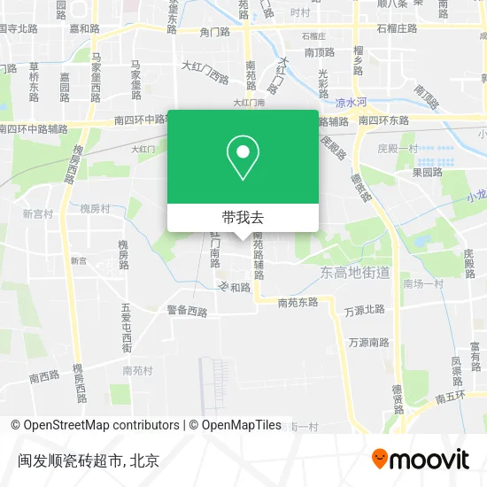 闽发顺瓷砖超市地图