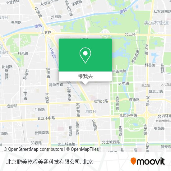 北京鹏美乾程美容科技有限公司地图