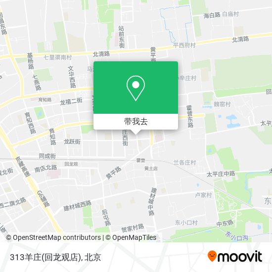 313羊庄(回龙观店)地图