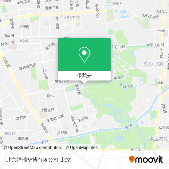 北京祥瑞华博有限公司地图