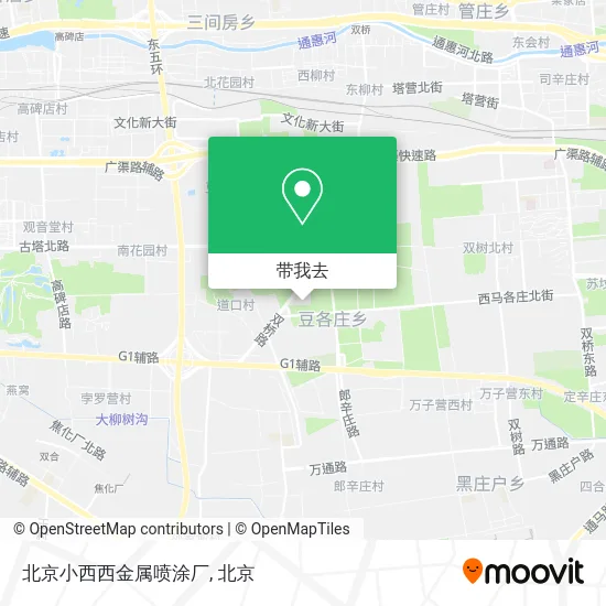 北京小西西金属喷涂厂地图