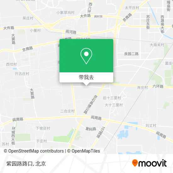 紫园路路口地图