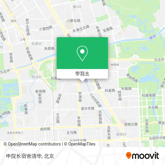 申院长宿舍清华地图