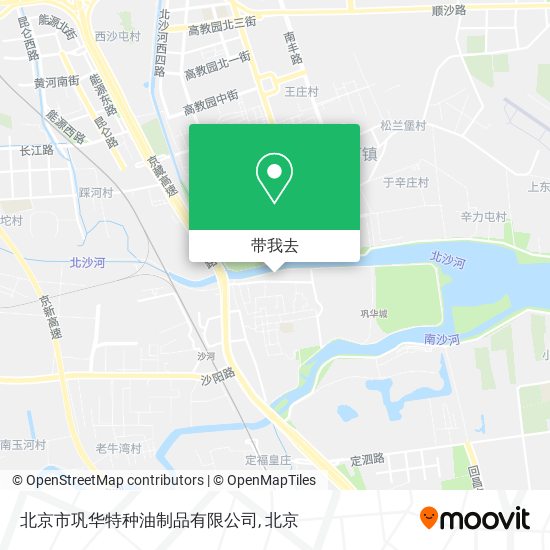 北京市巩华特种油制品有限公司地图