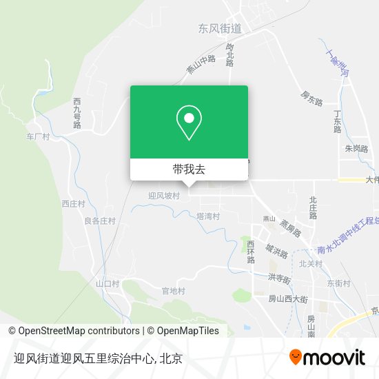 迎风街道迎风五里综治中心地图