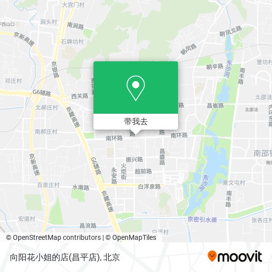 向阳花小姐的店(昌平店)地图