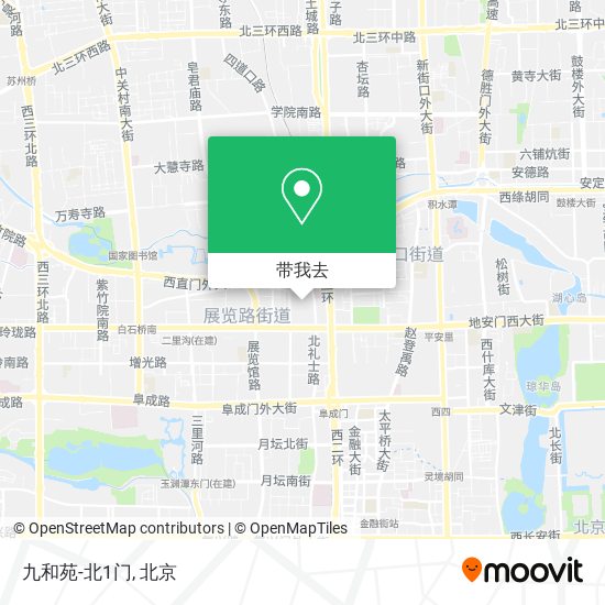 九和苑-北1门地图