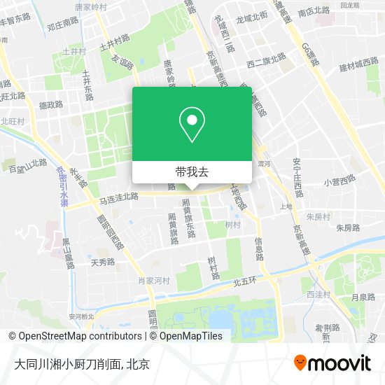 大同川湘小厨刀削面地图