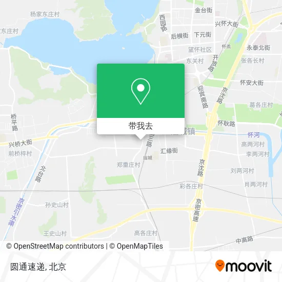 圆通速递地图