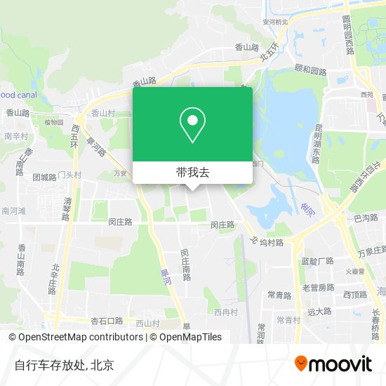 自行车存放处地图