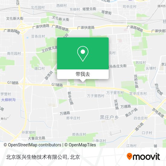 北京医兴生物技术有限公司地图