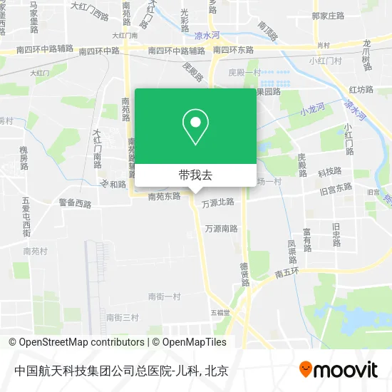 中国航天科技集团公司总医院-儿科地图