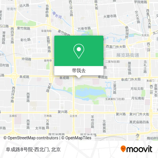 阜成路8号院-西北门地图