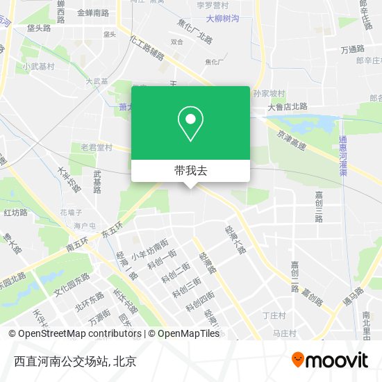 西直河南公交场站地图