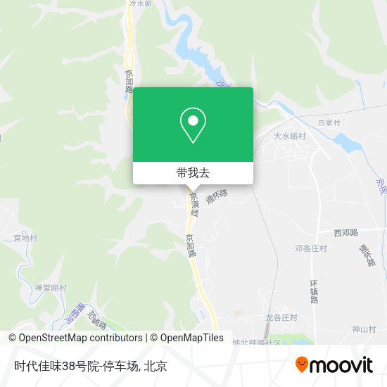 时代佳味38号院-停车场地图