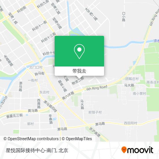 星悦国际接待中心-南门地图