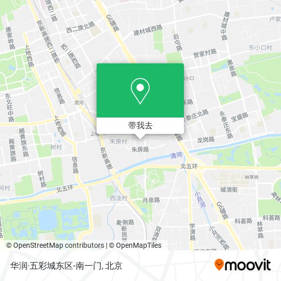 华润·五彩城东区-南一门地图
