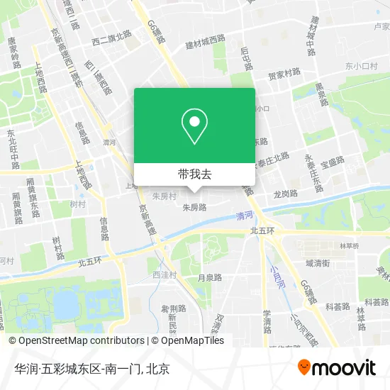 华润·五彩城东区-南一门地图