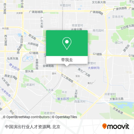 中国演出行业人才资源网地图