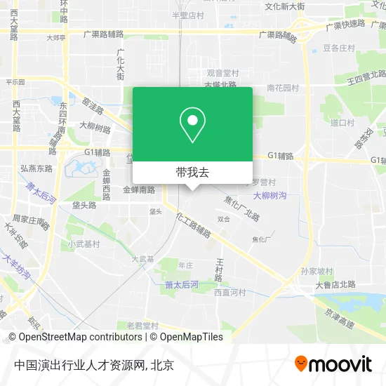 中国演出行业人才资源网地图