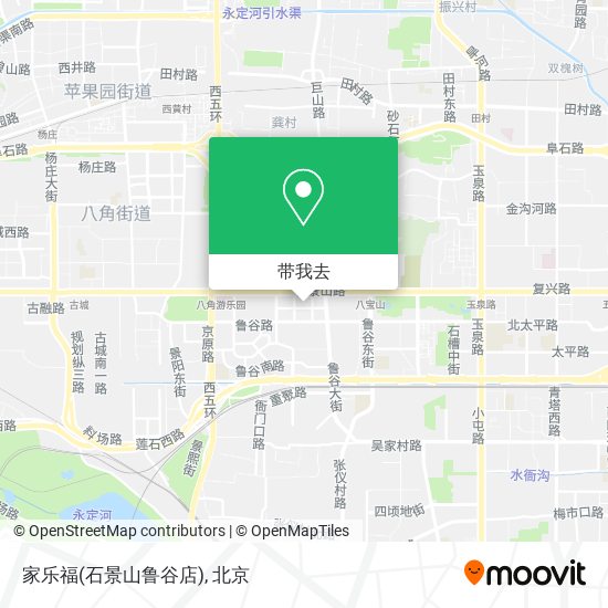 家乐福(石景山鲁谷店)地图