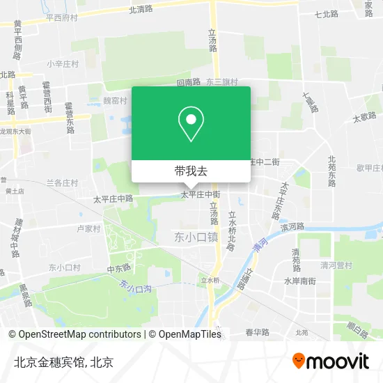 北京金穗宾馆地图