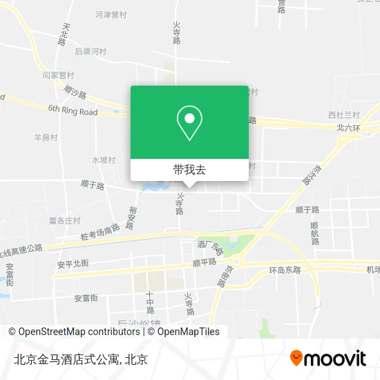 北京金马酒店式公寓地图