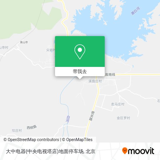 大中电器(中央电视塔店)地面停车场地图