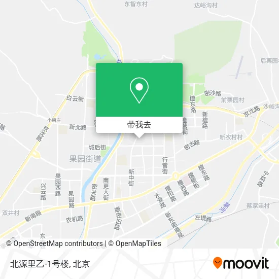 北源里乙-1号楼地图