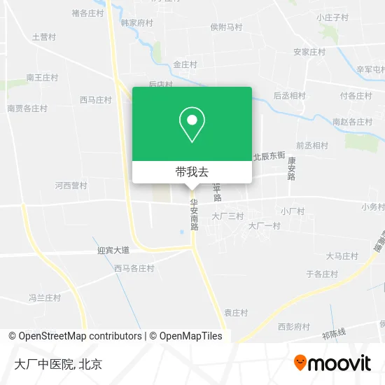 大厂中医院地图