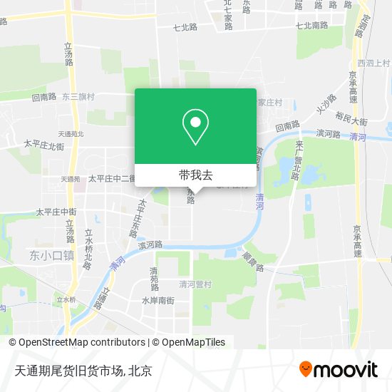 天通期尾货旧货市场地图