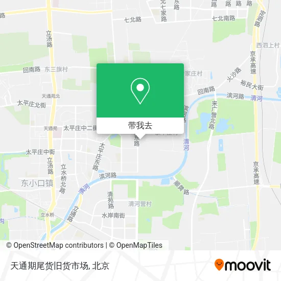 天通期尾货旧货市场地图