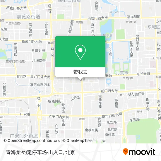 青海棠·约定停车场-出入口地图