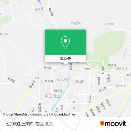 北京城建上河湾·-南区地图