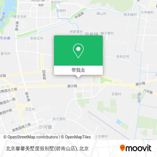 北京馨馨美墅度假别墅(碧肯山店)地图
