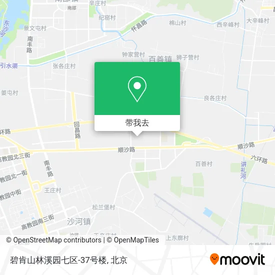 碧肯山林溪园七区-37号楼地图