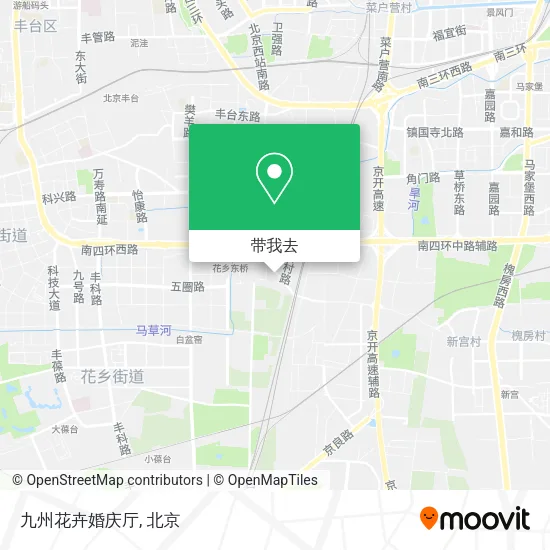 九州花卉婚庆厅地图