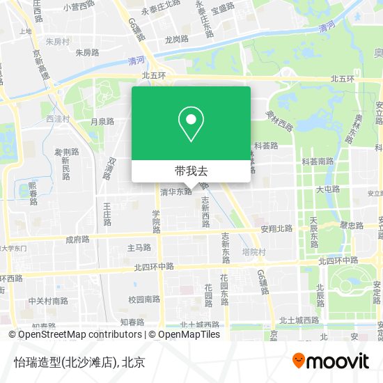 怡瑞造型(北沙滩店)地图